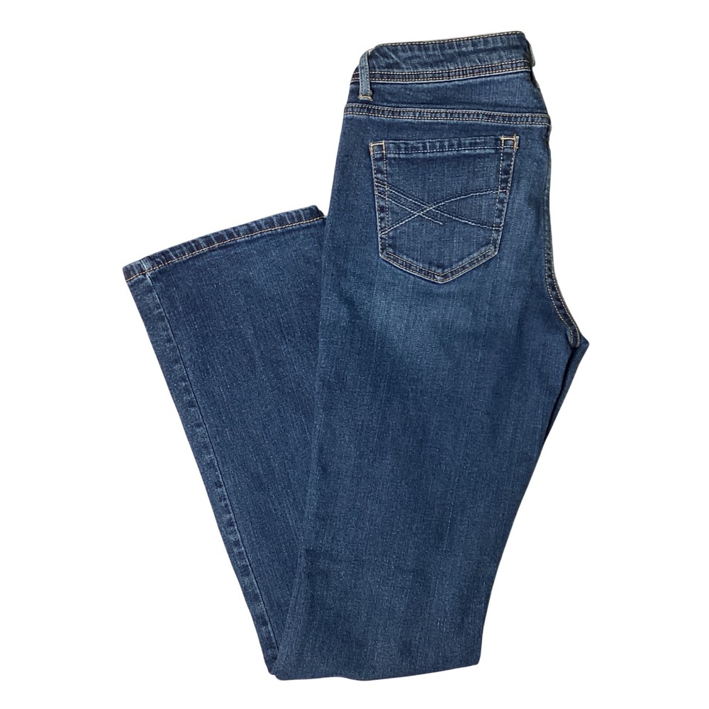 Aeropostale Bootcut Jeans Womens 6 Regular Dark Wash Denim‎ Y2K Casual Indie - Picture 2 of 8